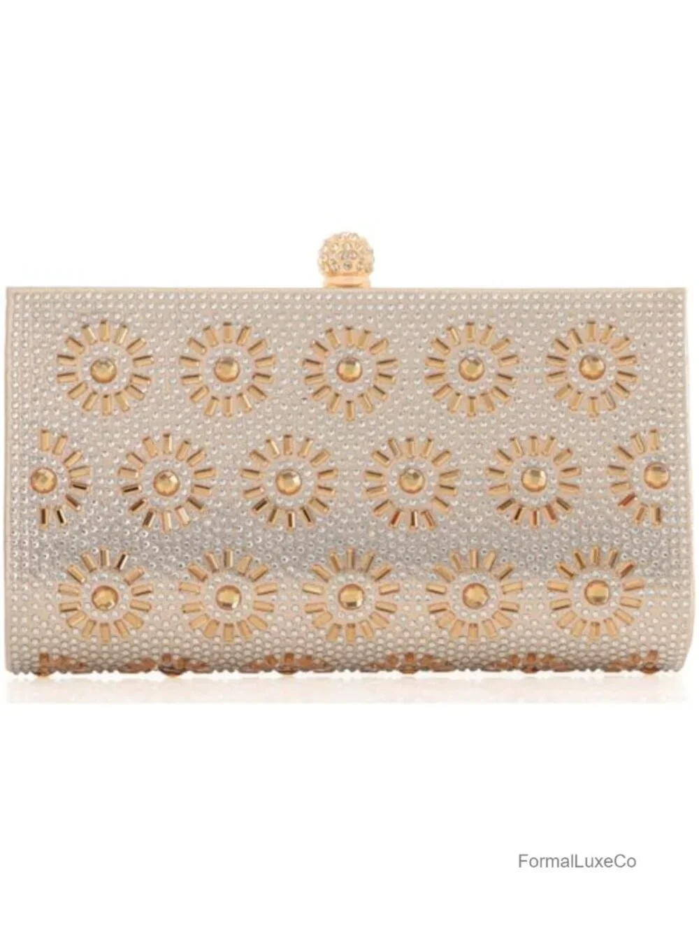 Evening Handbag Crystals Rhinestone Clutch Purse Beaded Sparkly Shoulder Bag
